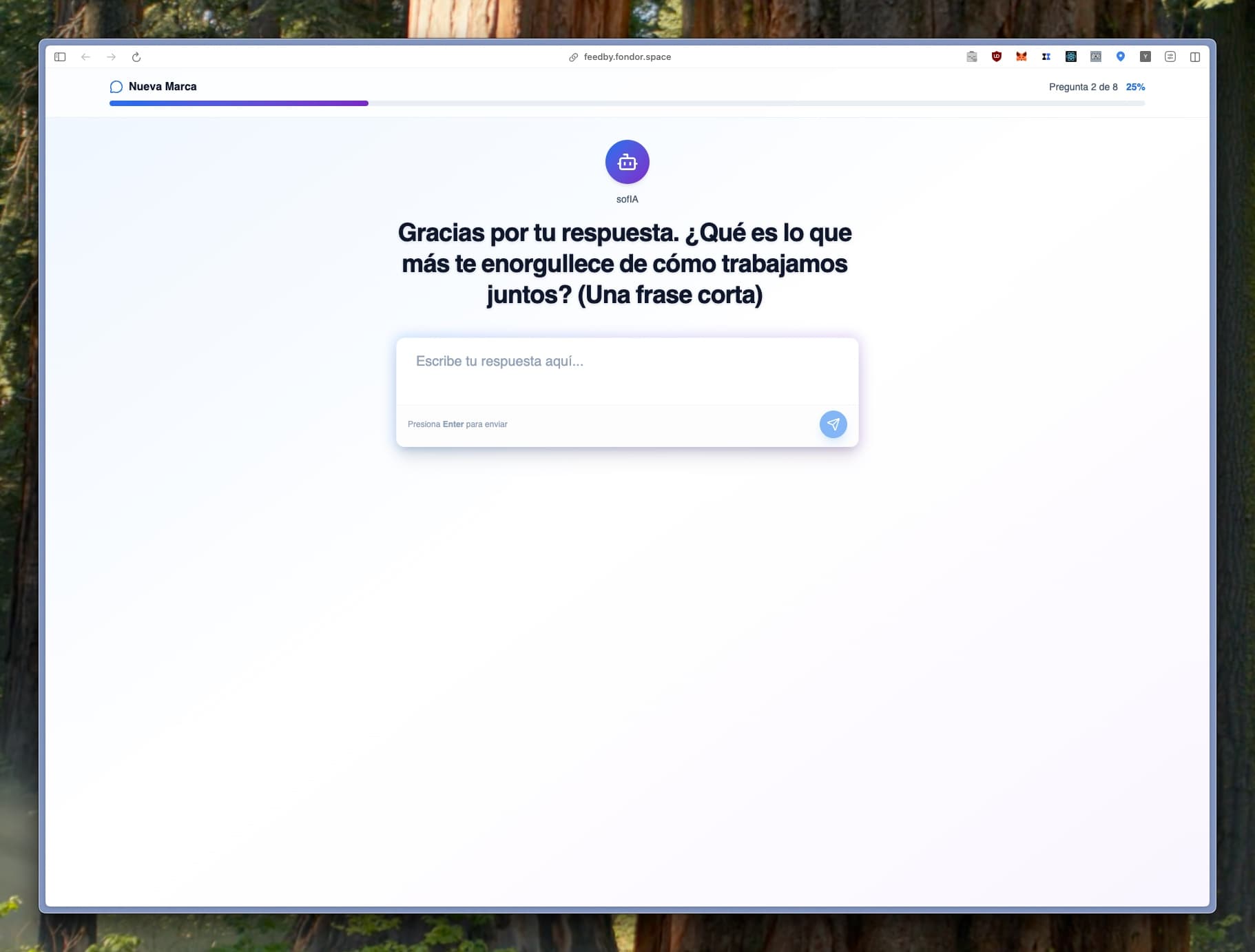 Feedby support and assistance screen